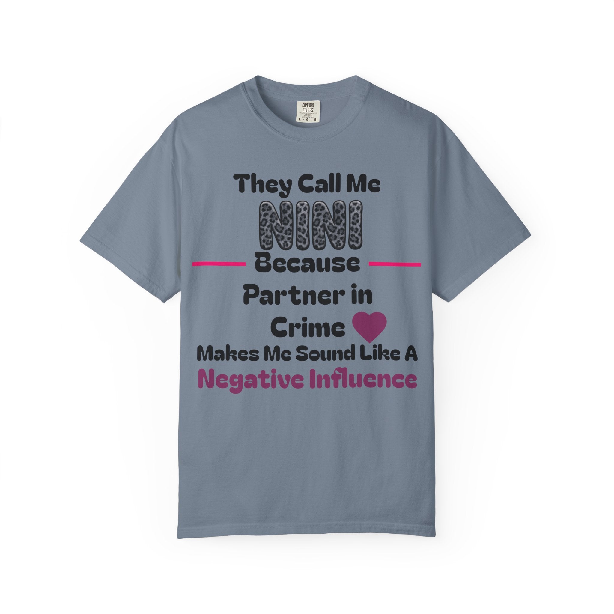 NINI Partner in Crime T-Shirt — Funny Grandma/Nini Gift