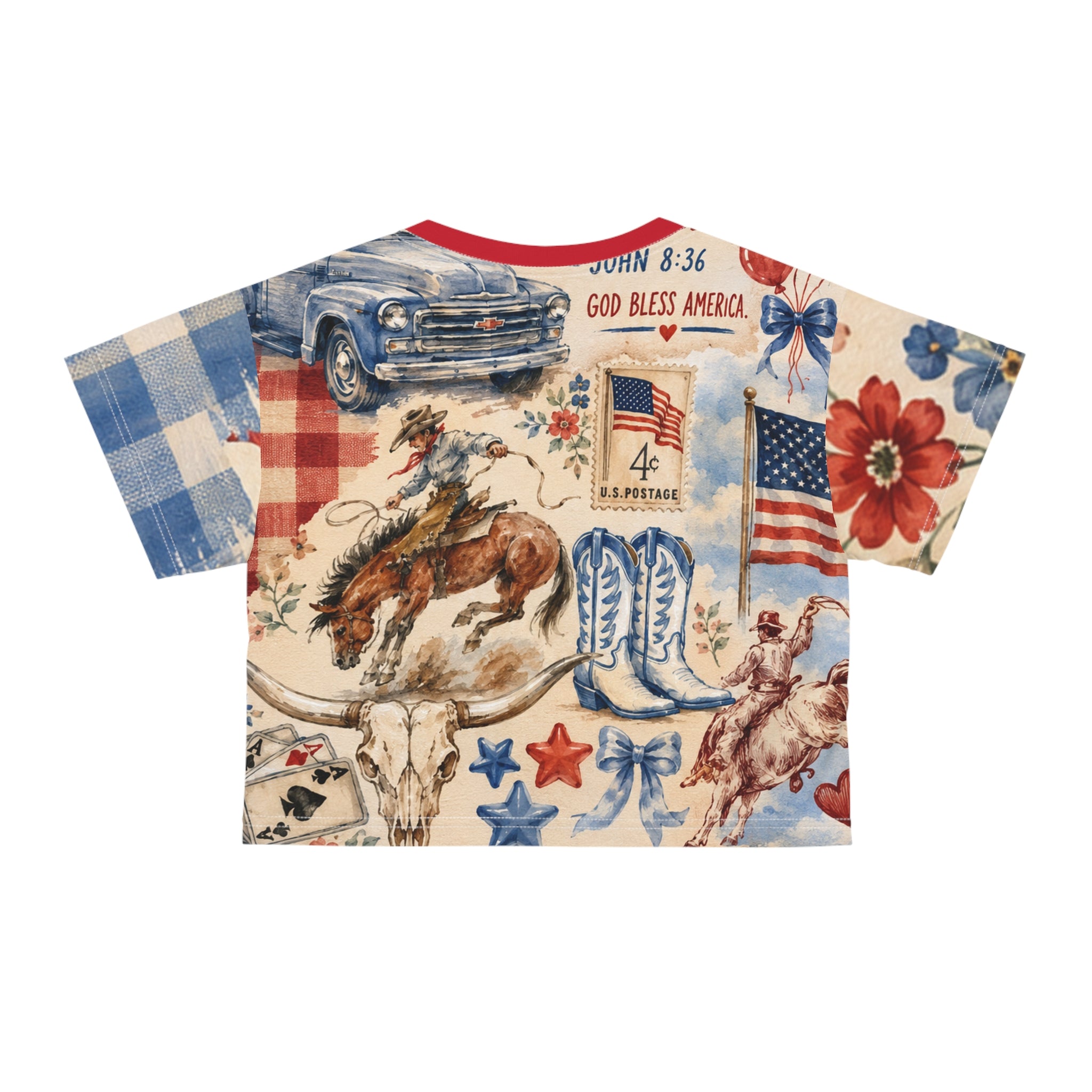 Crop Tee (AOP)