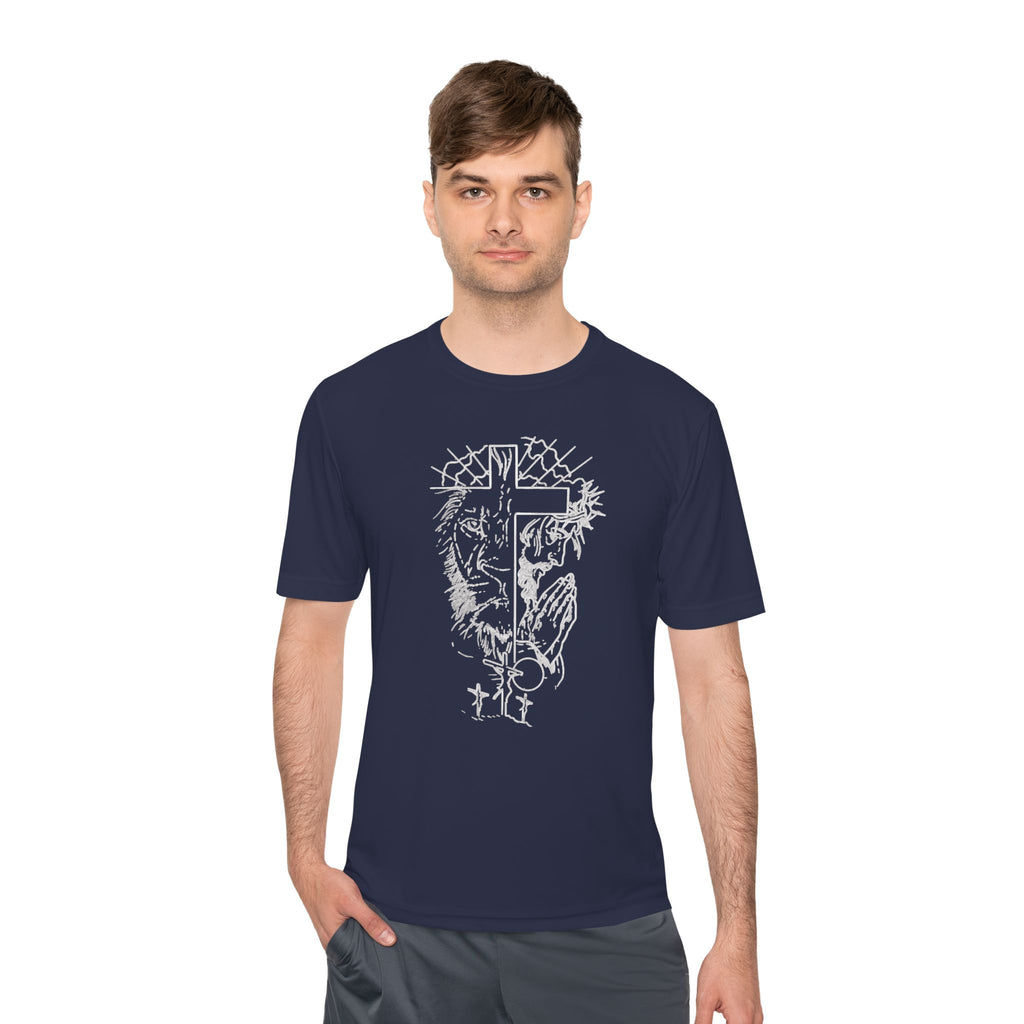 Christian Cross Tee — 'It Is Finished' John 19:30 Graphic Shirt