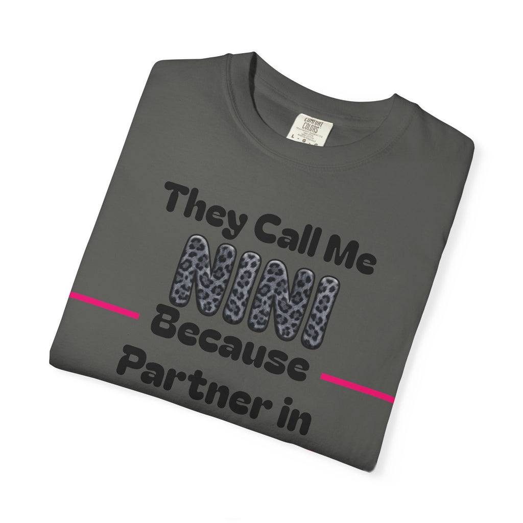 NINI Partner in Crime T-Shirt — Funny Grandma/Nini Gift