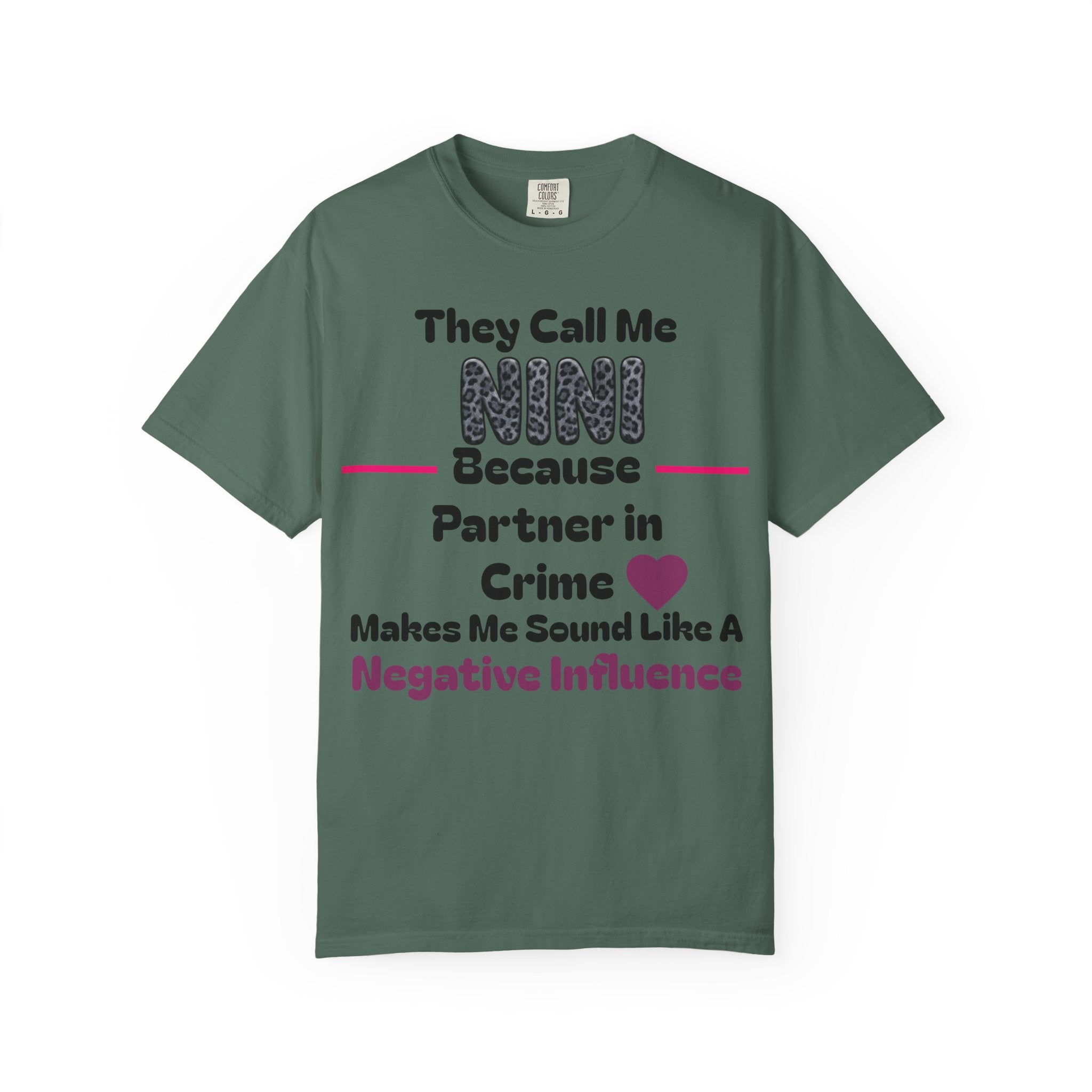 NINI Partner in Crime T-Shirt — Funny Grandma/Nini Gift