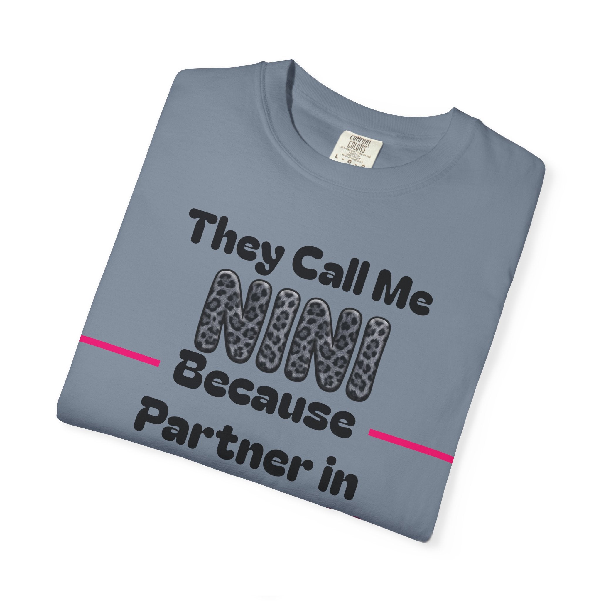 NINI Partner in Crime T-Shirt — Funny Grandma/Nini Gift