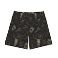 Men's Beach Shorts - Rustic Western Skull & 'Stay Wild' Pattern