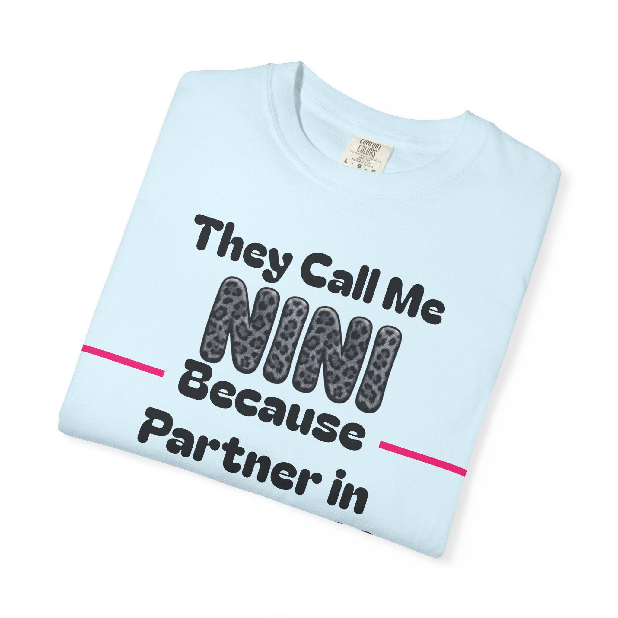 NINI Partner in Crime T-Shirt — Funny Grandma/Nini Gift