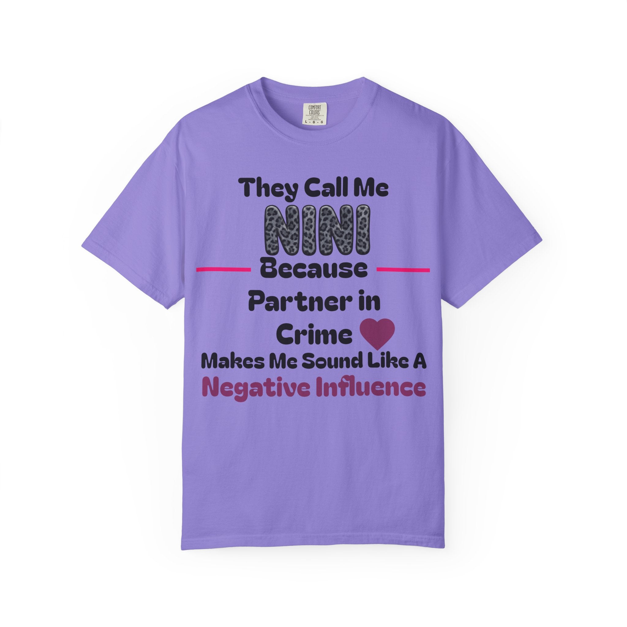 NINI Partner in Crime T-Shirt — Funny Grandma/Nini Gift