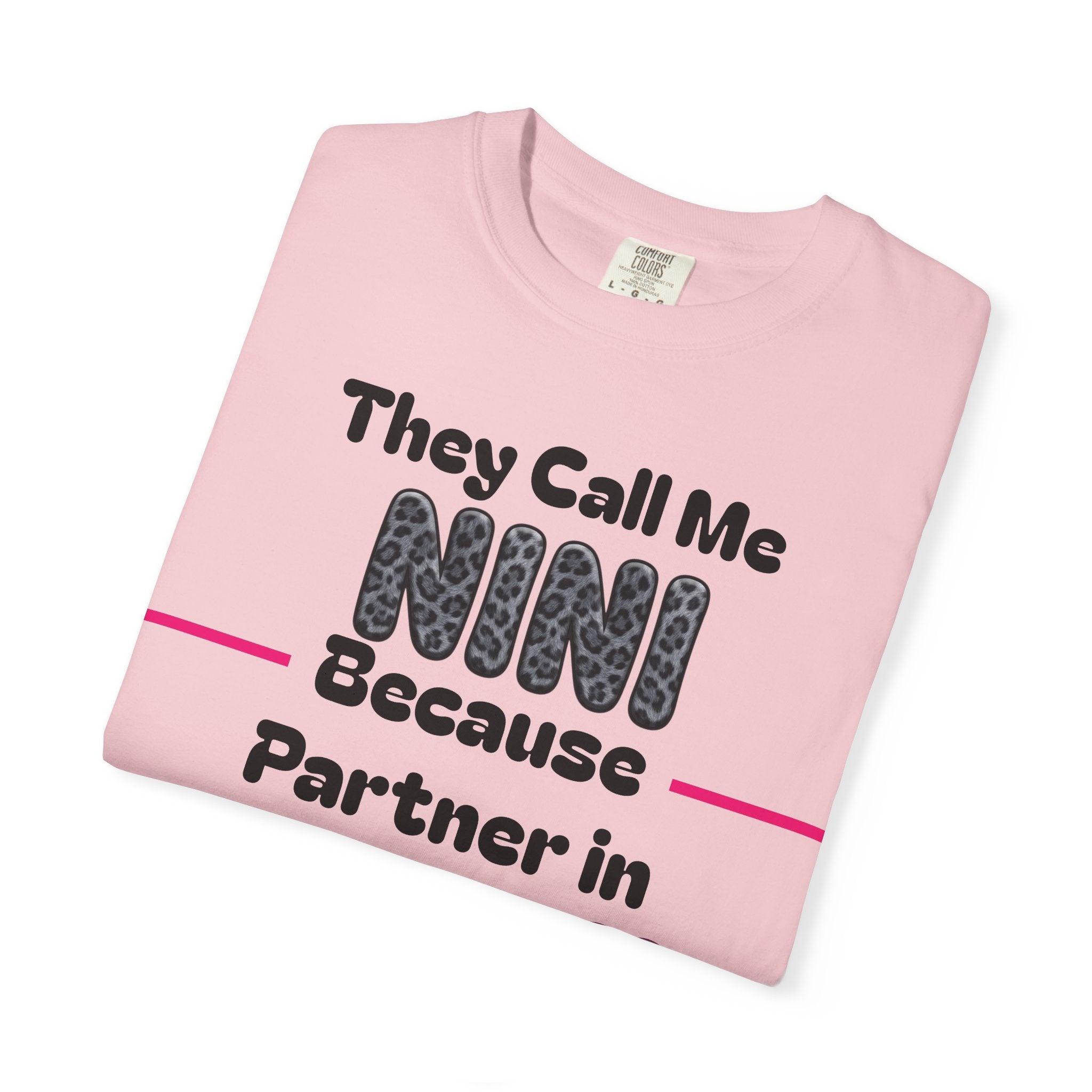 NINI Partner in Crime T-Shirt — Funny Grandma/Nini Gift