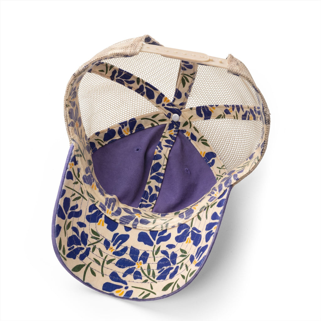 Livin on that Blue collar Dollar| Embroidery Women's Washed Mesh-Back Cap