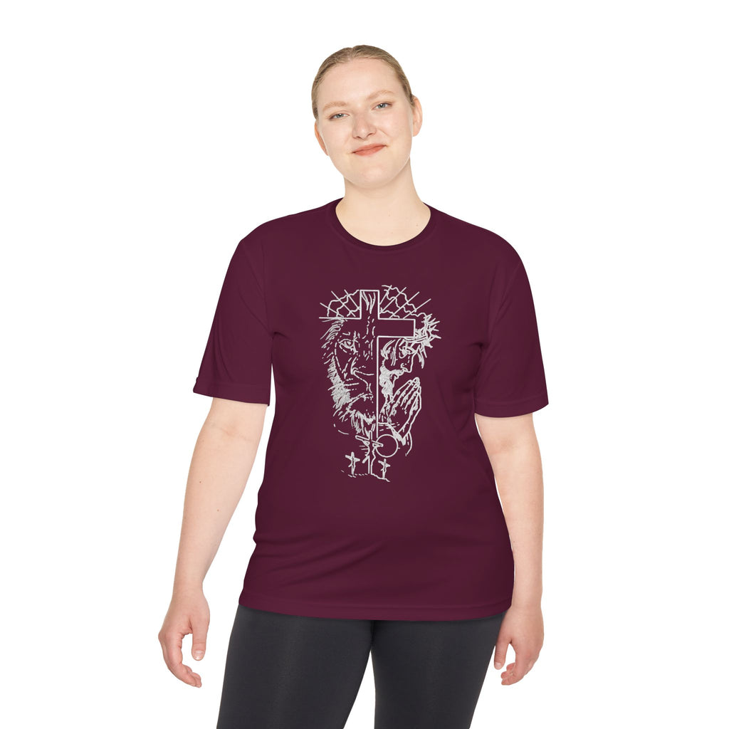 Christian Cross Tee — 'It Is Finished' John 19:30 Graphic Shirt