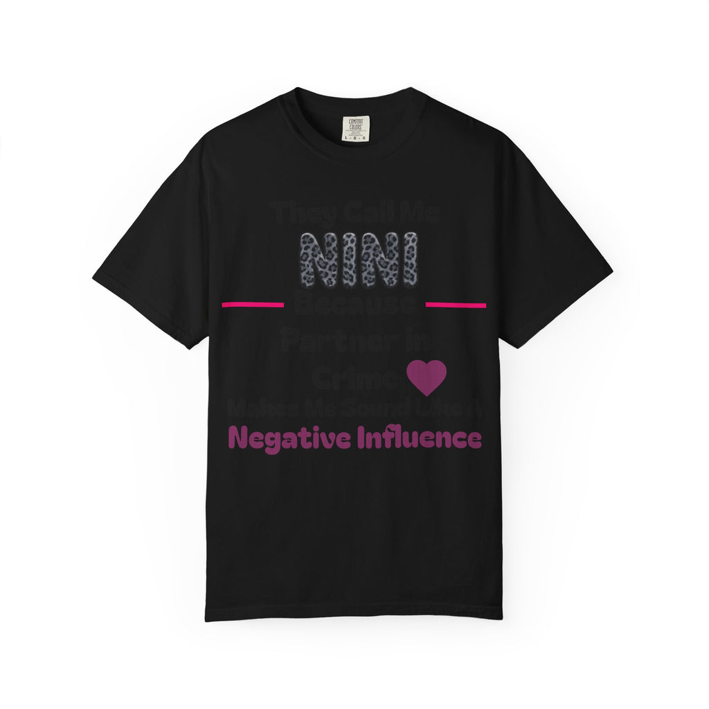 NINI Partner in Crime T-Shirt — Funny Grandma/Nini Gift
