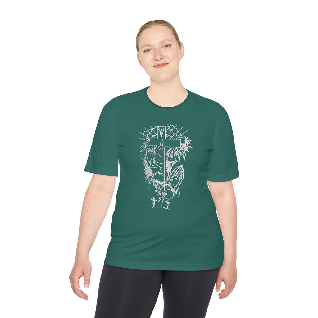 Christian Cross Tee — 'It Is Finished' John 19:30 Graphic Shirt