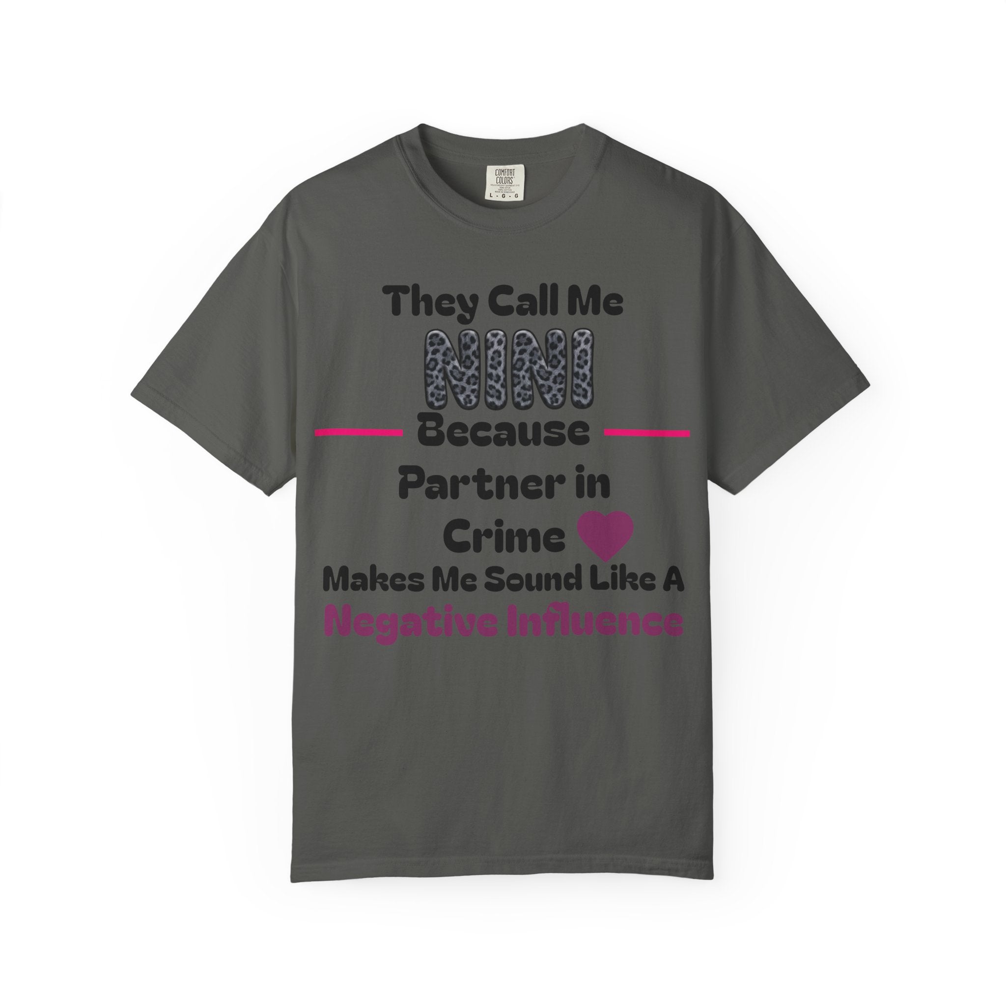NINI Partner in Crime T-Shirt — Funny Grandma/Nini Gift