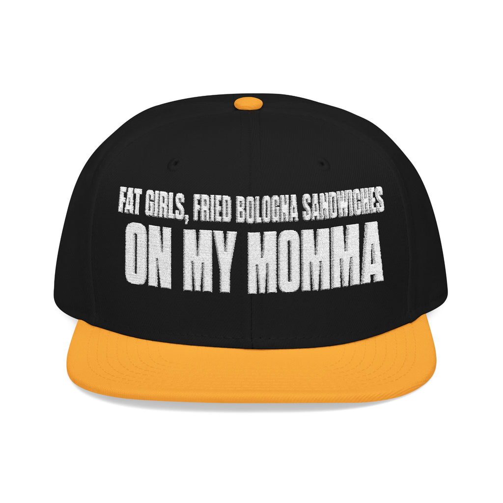 Embroidered 'Insomnia' Snapback Hat — Distressed Text Urban Cap