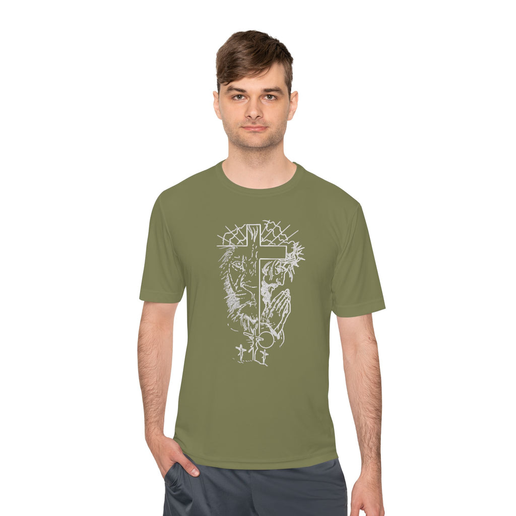 Christian Cross Tee — 'It Is Finished' John 19:30 Graphic Shirt
