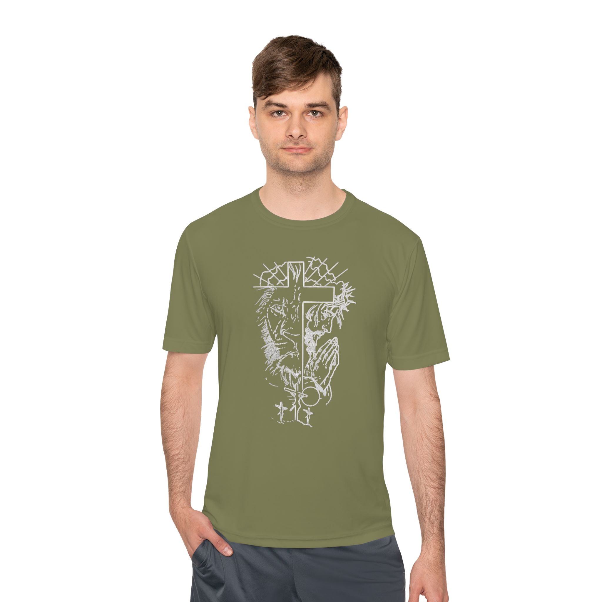 Christian Cross Tee — 'It Is Finished' John 19:30 Graphic Shirt