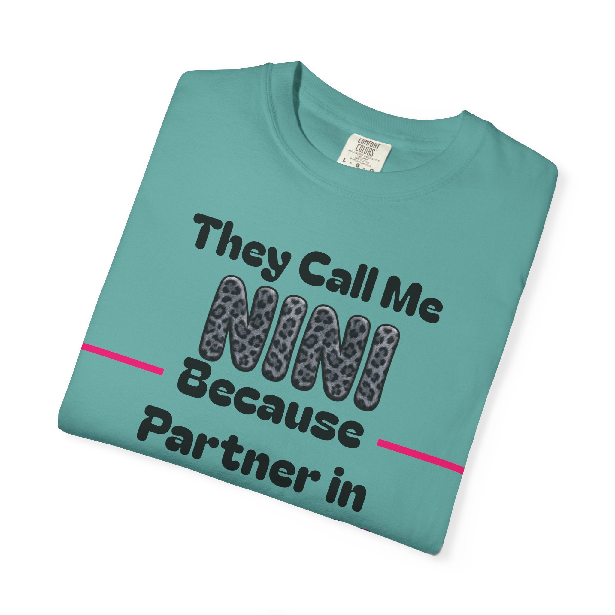 NINI Partner in Crime T-Shirt — Funny Grandma/Nini Gift