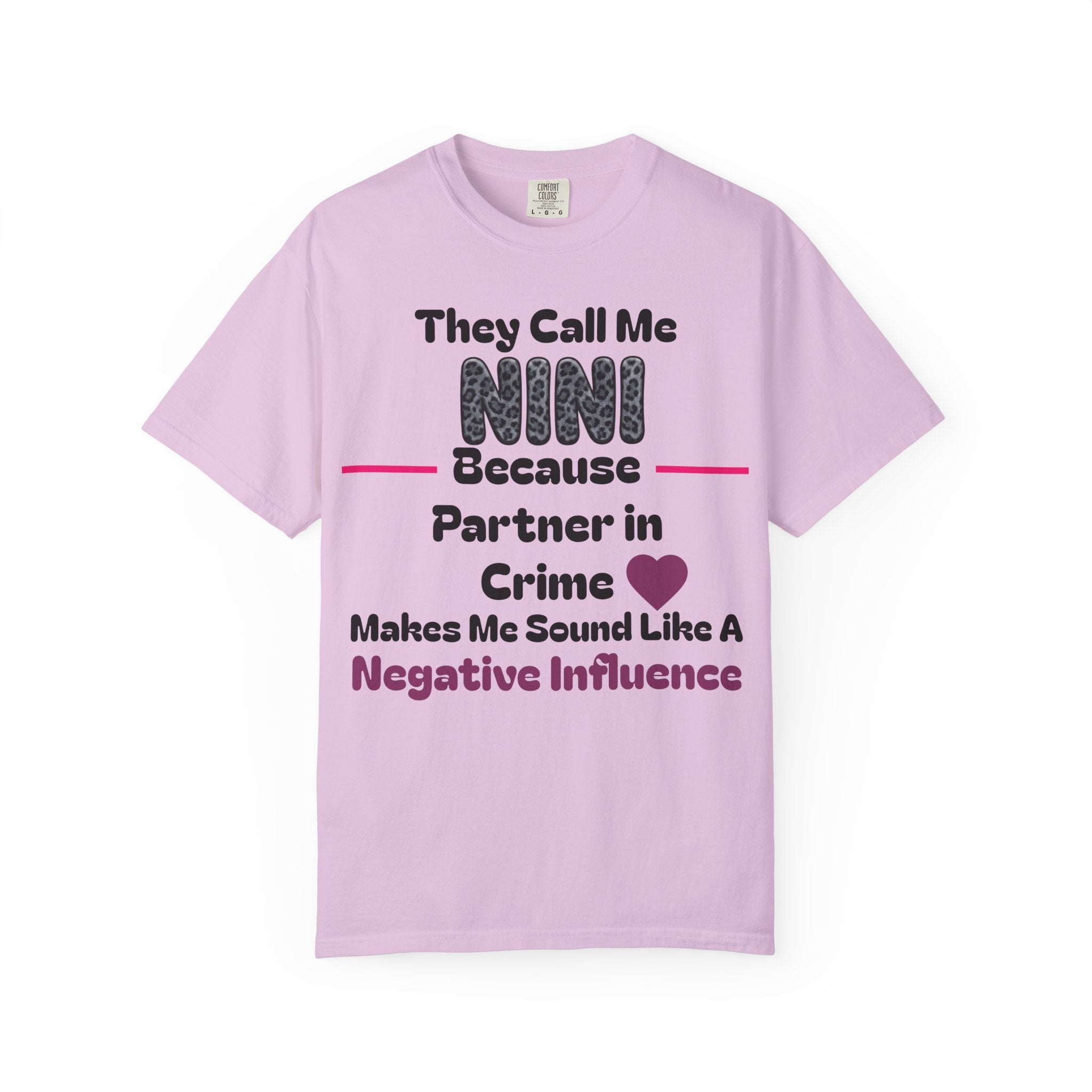 NINI Partner in Crime T-Shirt — Funny Grandma/Nini Gift
