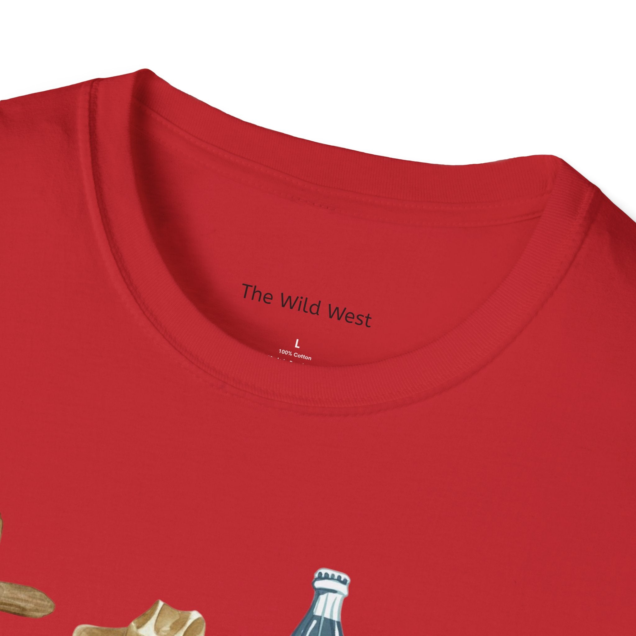 Patriotic Icons T‑Shirt — "God Bless The USA" Cross, Cowboy Hat, Coke & Eagle Design