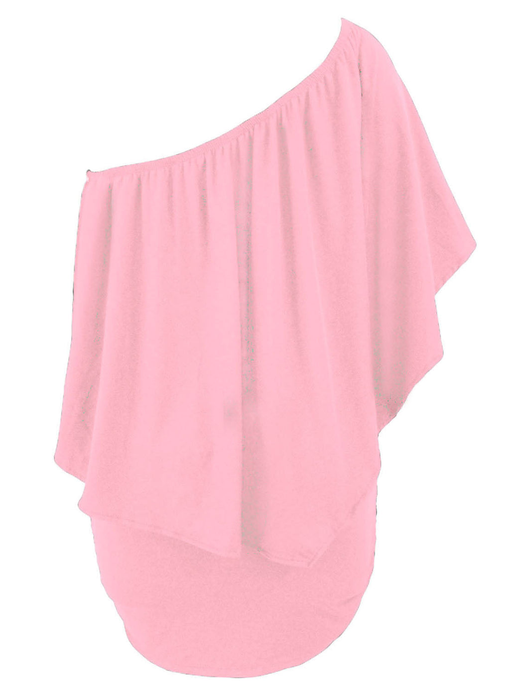 Plus size  Dressing Layered Fiery Red Mini Poncho Dress