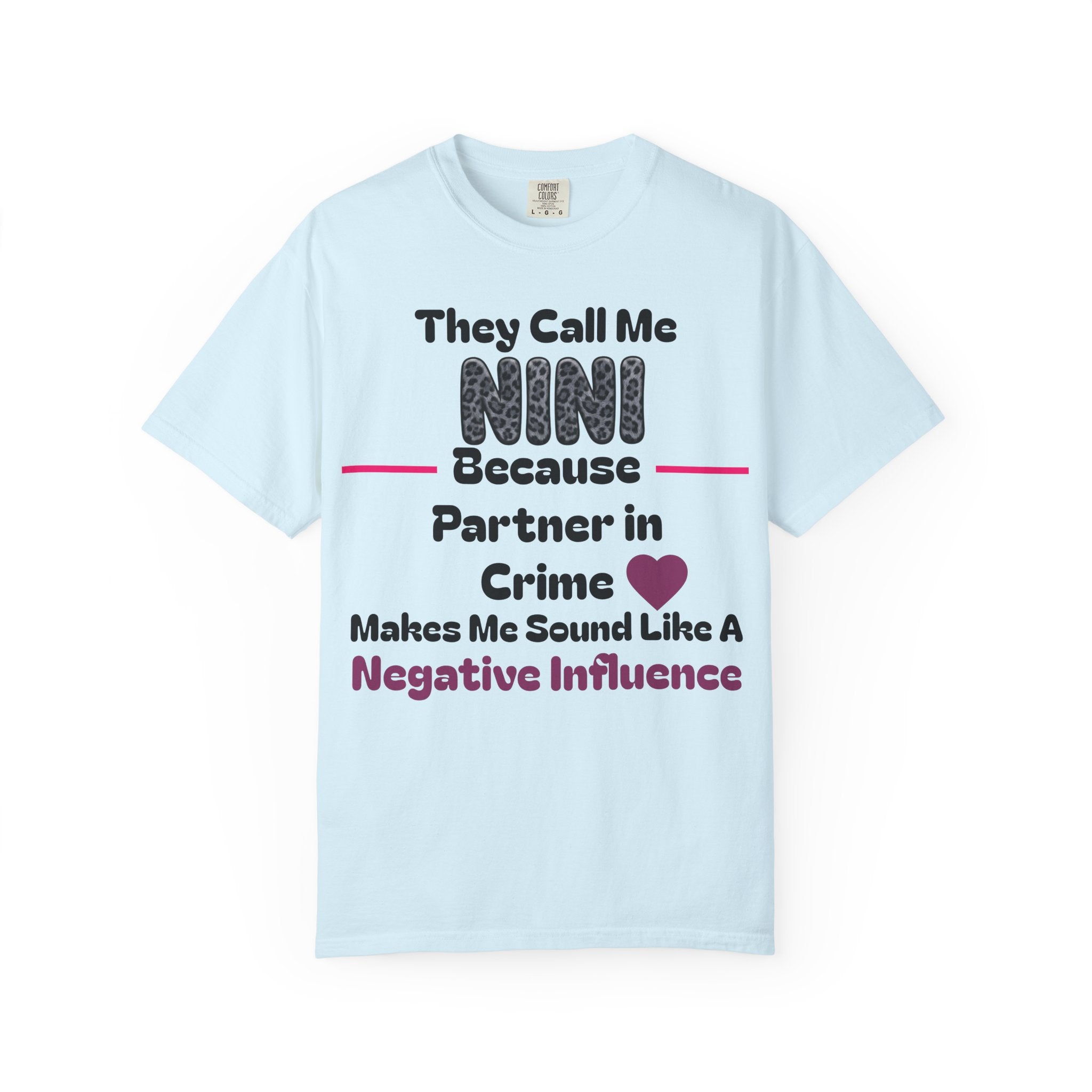 NINI Partner in Crime T-Shirt — Funny Grandma/Nini Gift
