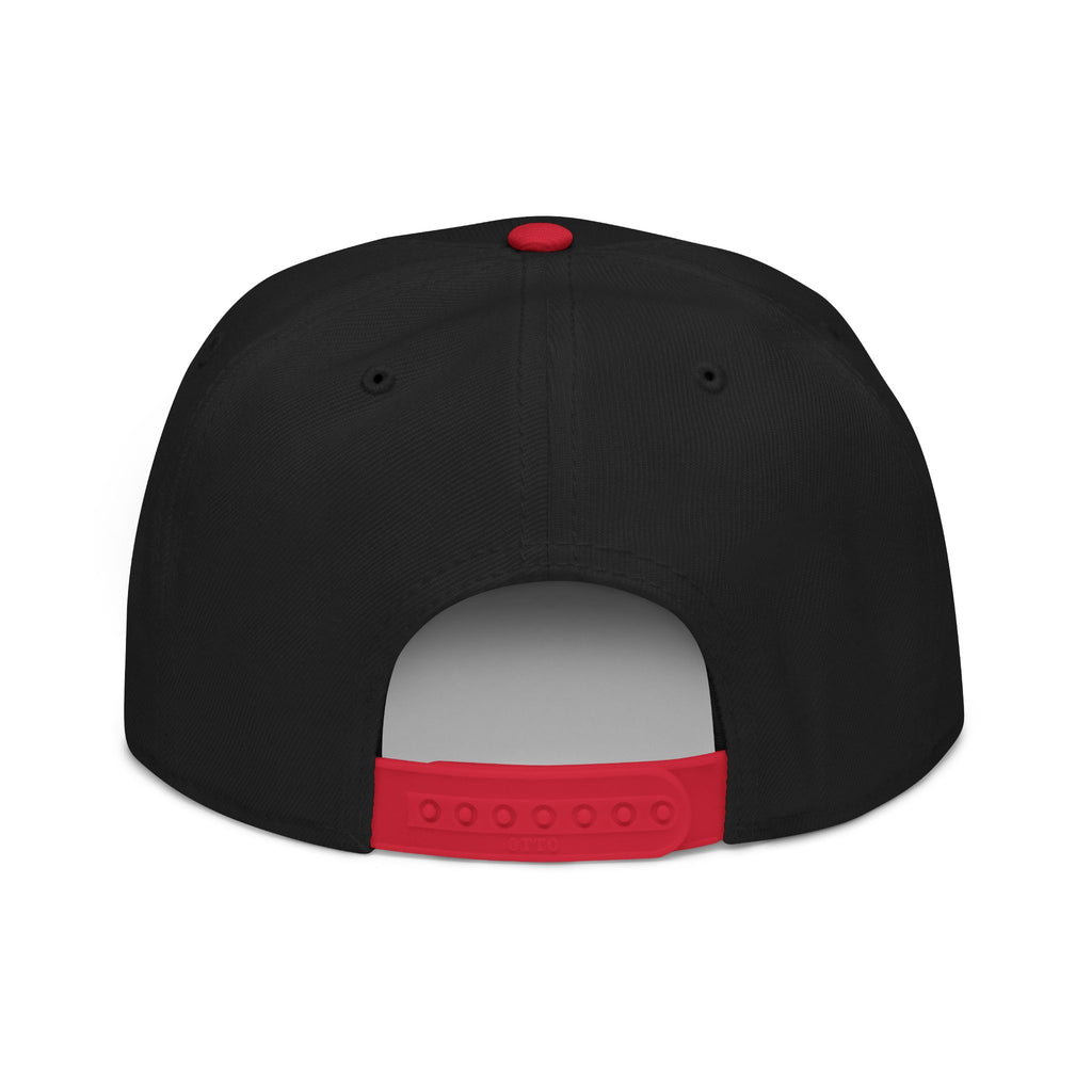 Embroidered 'Insomnia' Snapback Hat — Distressed Text Urban Cap