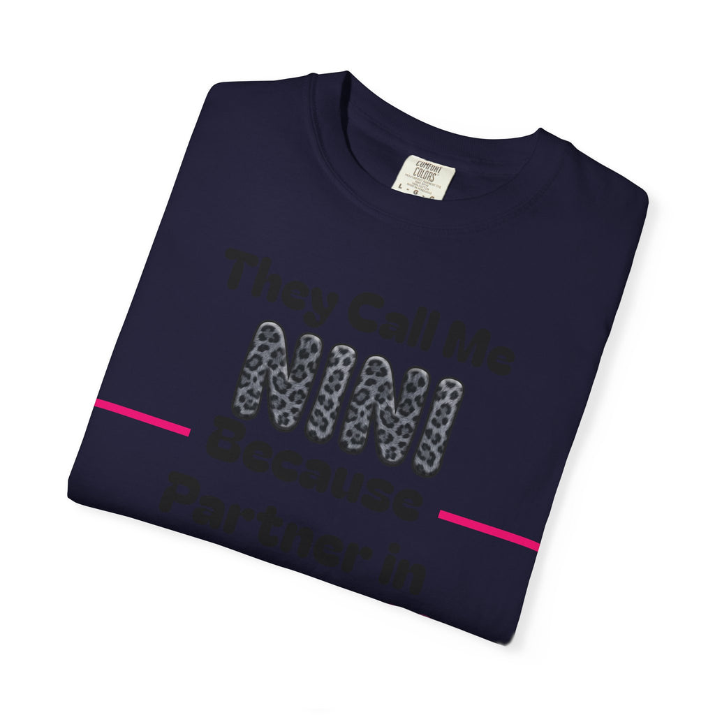 NINI Partner in Crime T-Shirt — Funny Grandma/Nini Gift