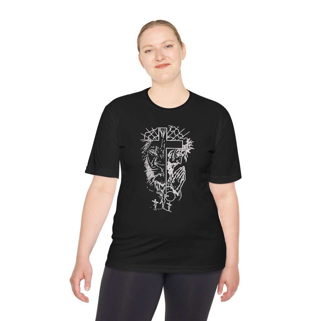 Christian Cross Tee — 'It Is Finished' John 19:30 Graphic Shirt