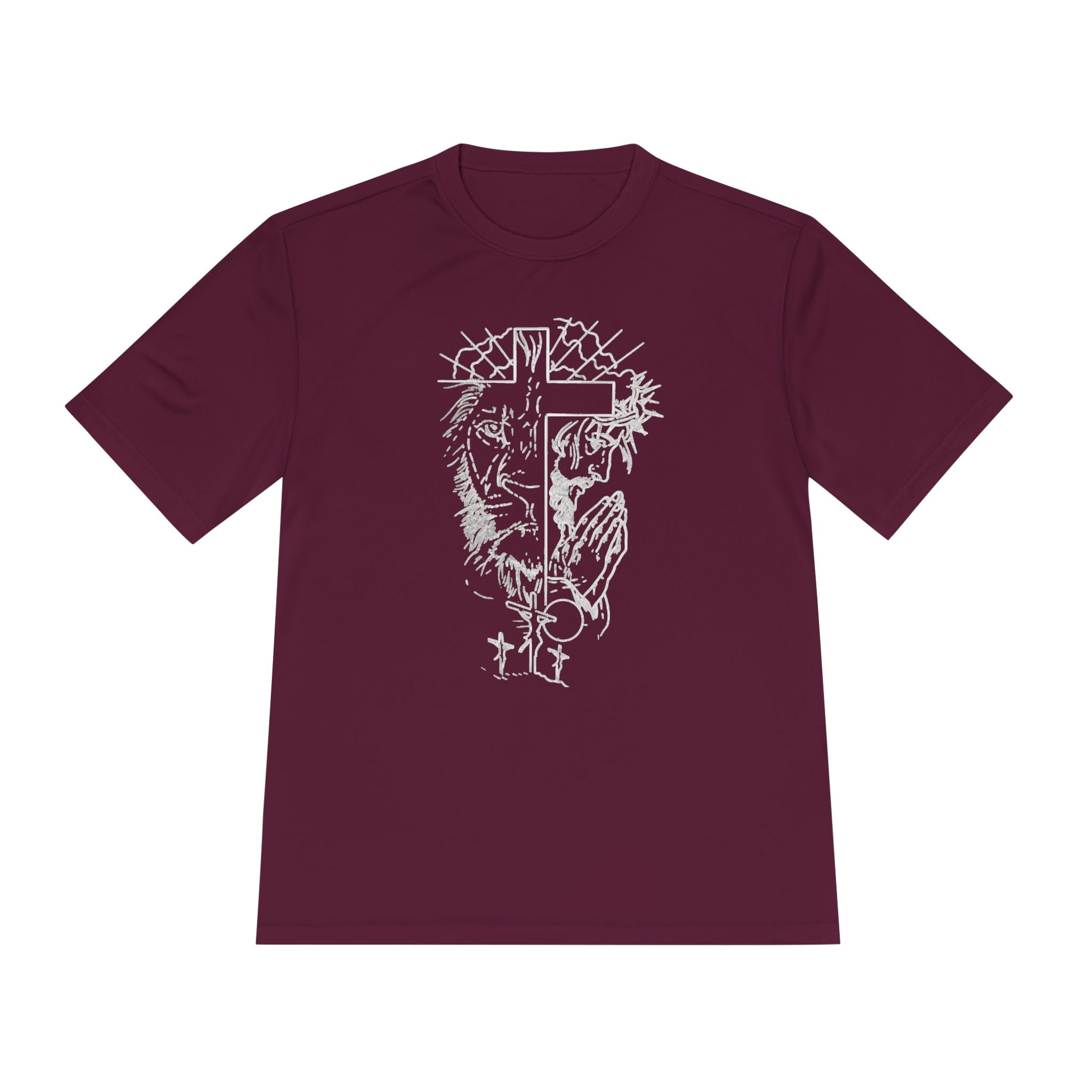 Christian Cross Tee — 'It Is Finished' John 19:30 Graphic Shirt