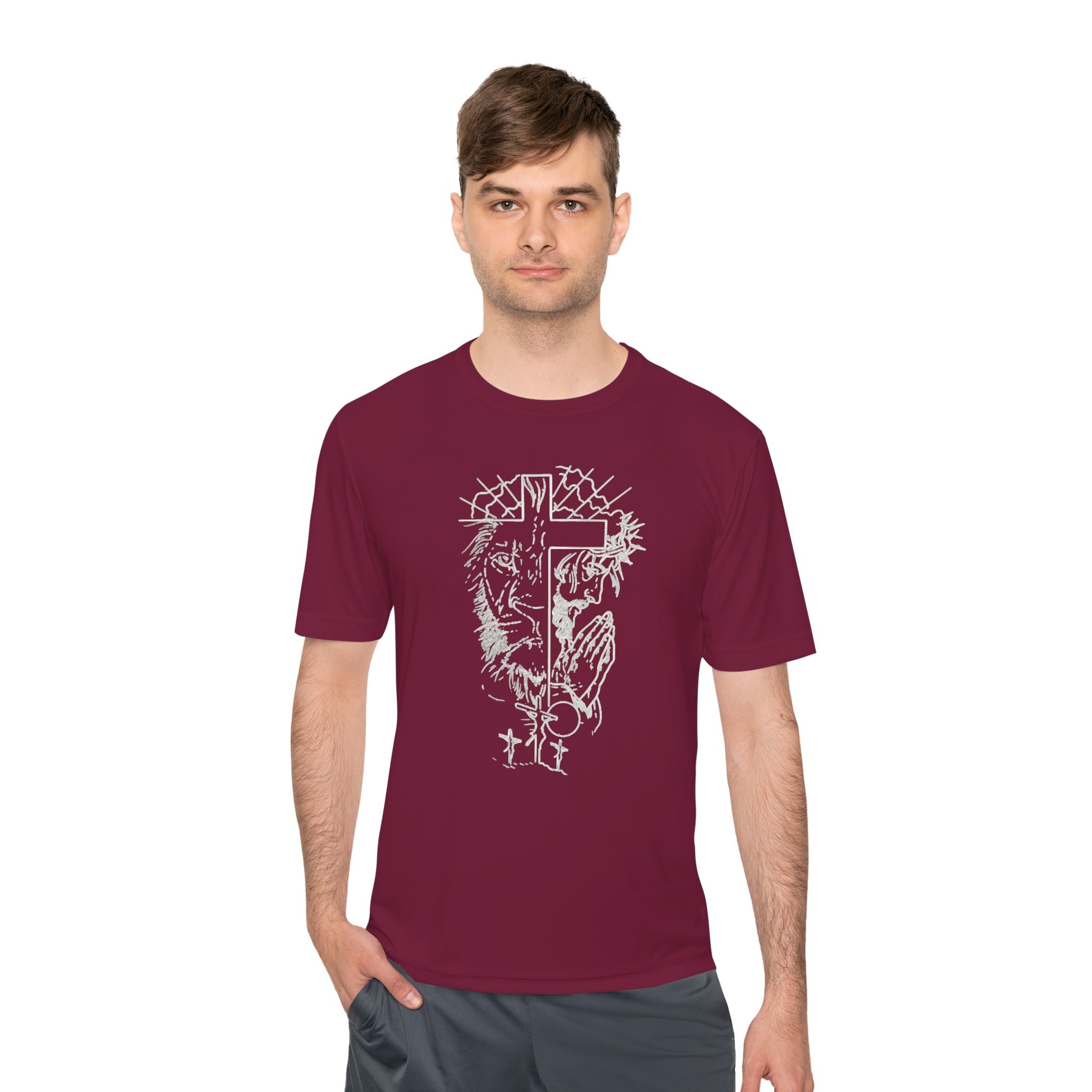 Christian Cross Tee — 'It Is Finished' John 19:30 Graphic Shirt