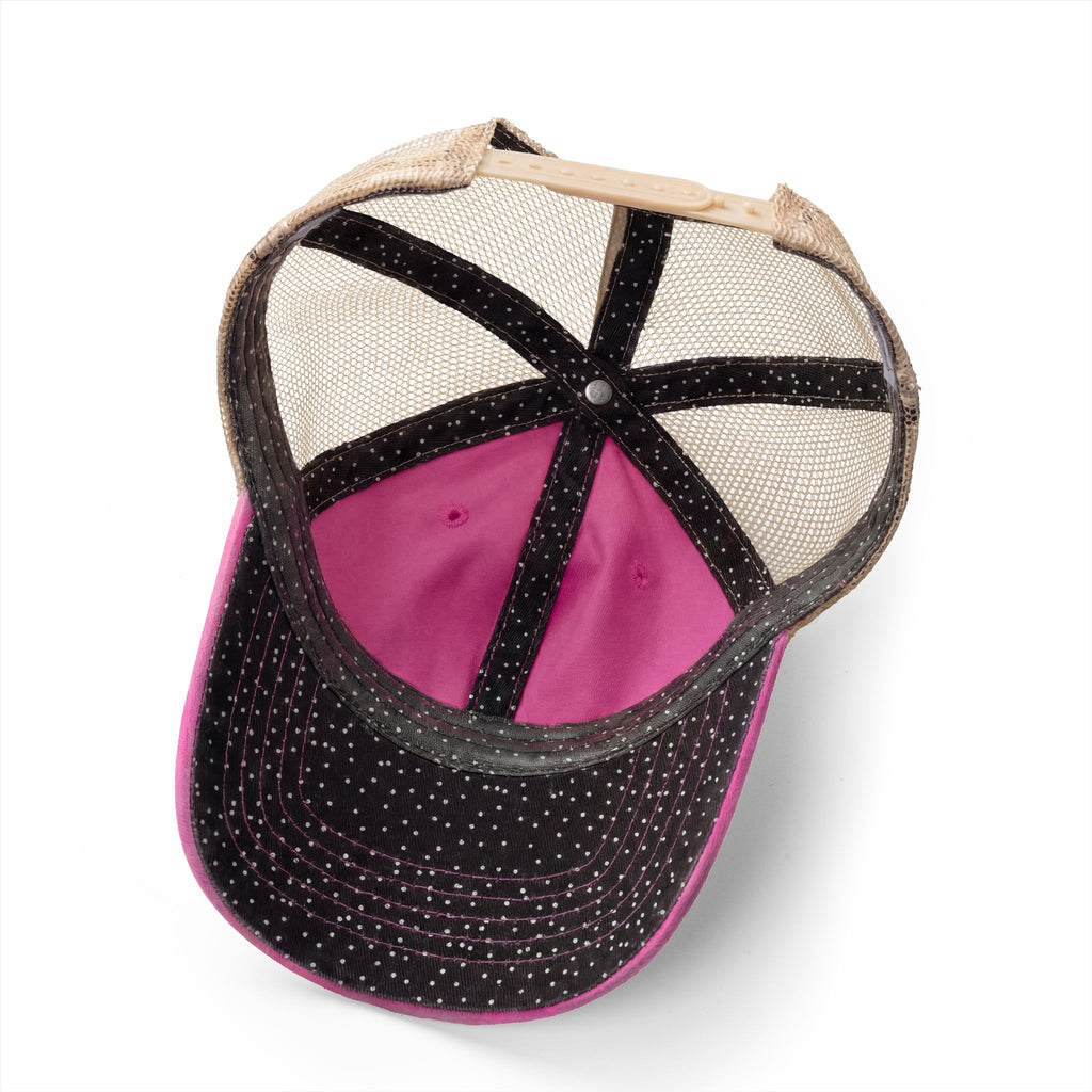 Livin on that Blue collar Dollar| Embroidery Women's Washed Mesh-Back Cap