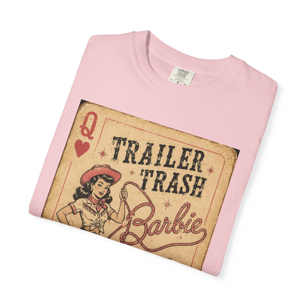 Trailer Trash Barbie T-Shirt – Vintage Cowgirl Camper Graphic Tee