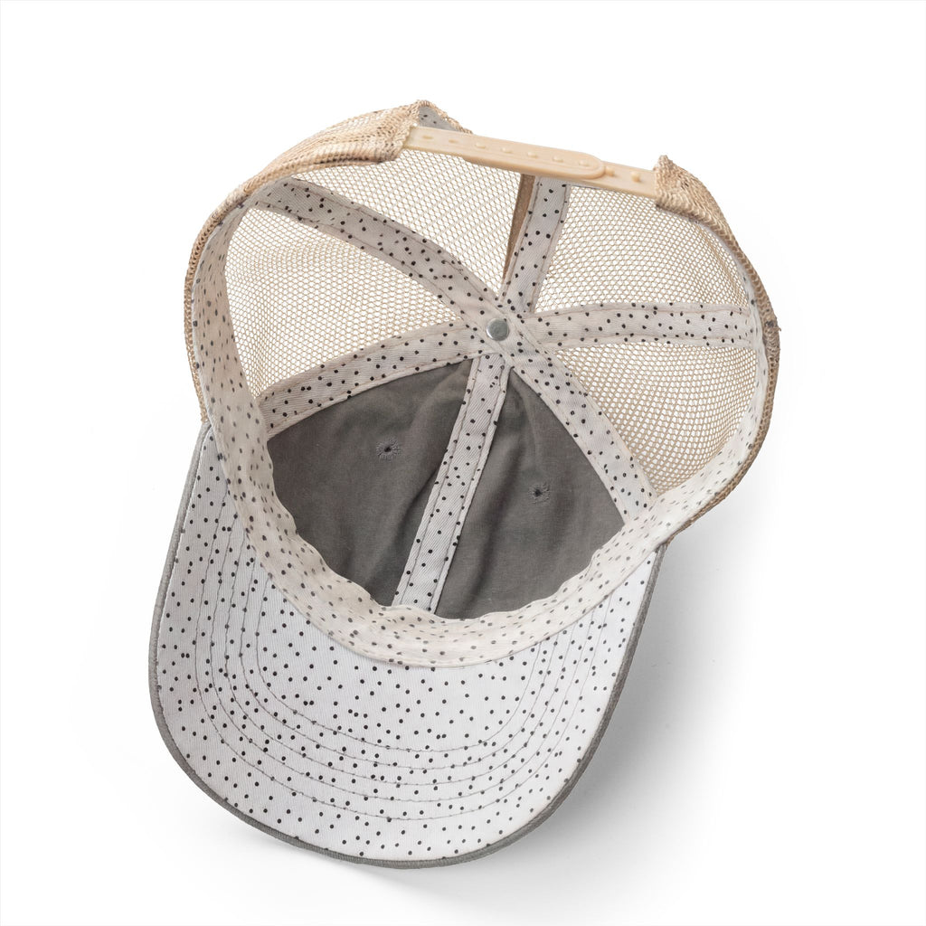 Livin on that Blue collar Dollar| Embroidery Women's Washed Mesh-Back Cap