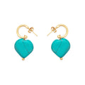 Mi CorazÃ³n Azul Earrings