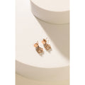 Amore d'Janet Paw Print Earrings In Peach