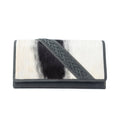 Myra High Noon Eclipse Hairon Leather Wallet in Moonlight Ivory